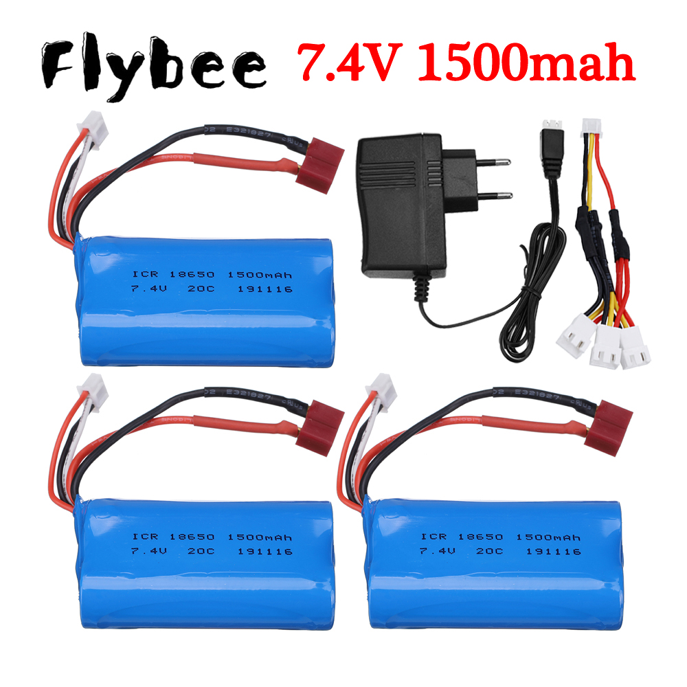 Rc Hobby Room - 7.4V 1500mah Li-ion Battery 18650 2S
