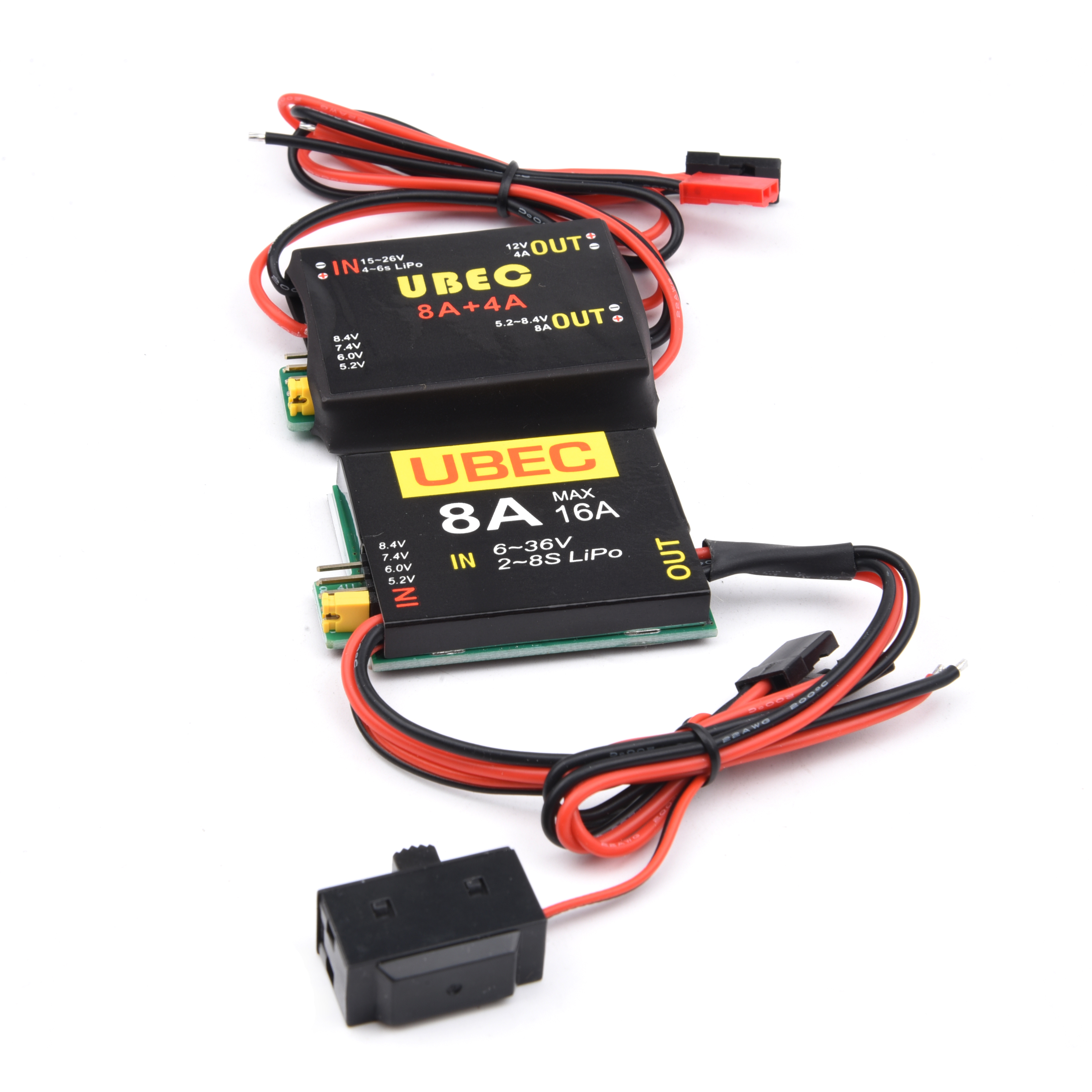 Rc Hobby Store - New 2S-6S 6-36V UBEC-8A BEC &