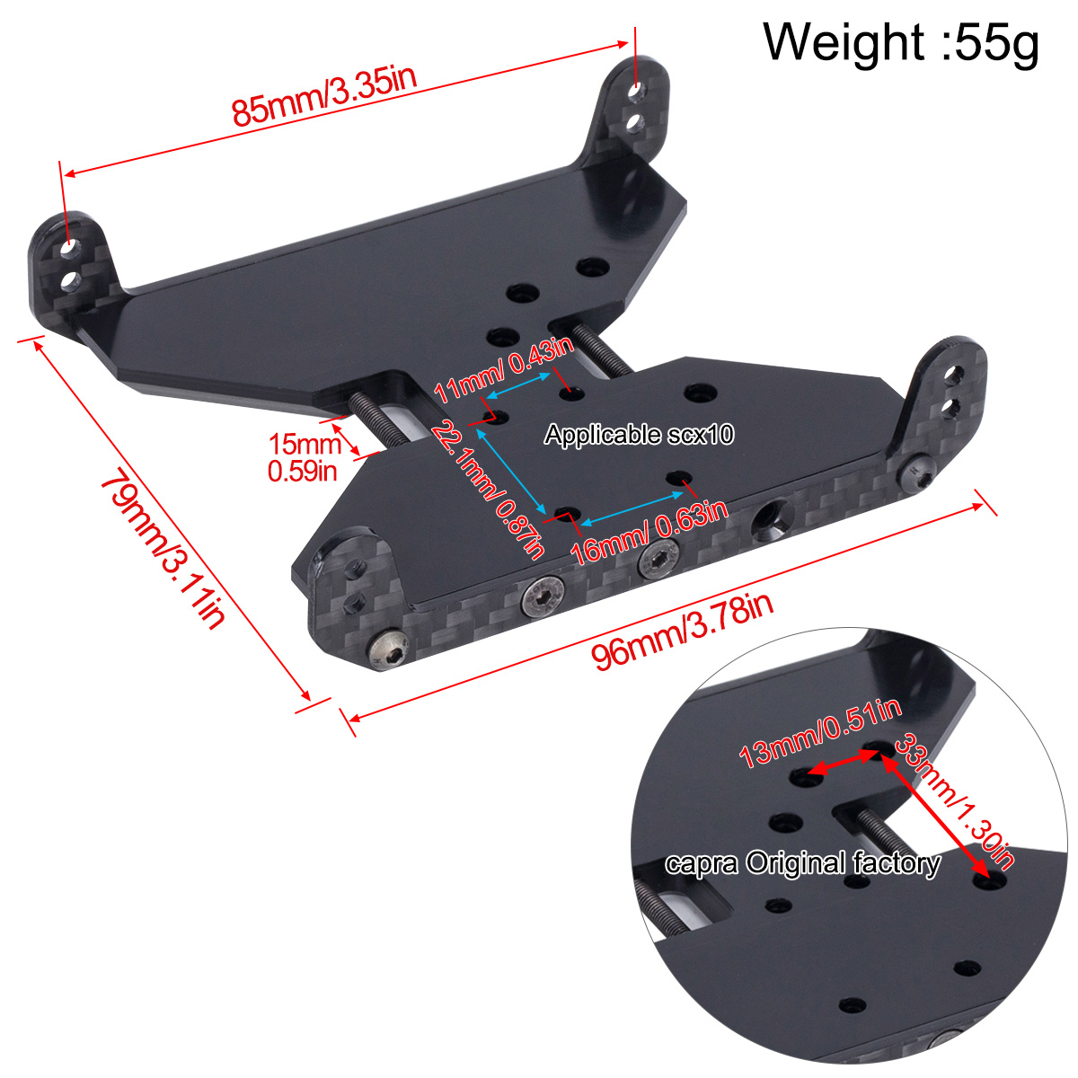 Carbon Fiber Chassis Skid Plat – обзор и цена Rc Hobby Room