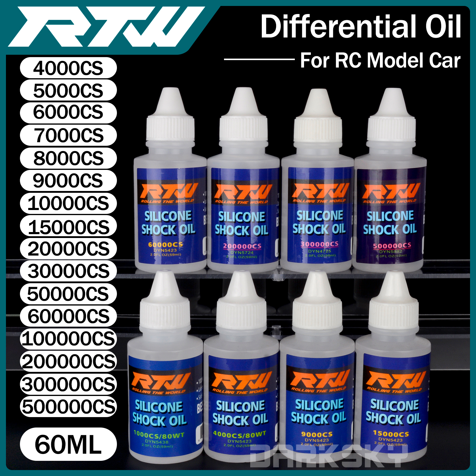 RTW Differential Oil 59ml 1000 – обзор и цена Rc Hobby Store